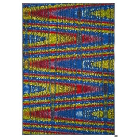 Safavieh Aztec Medium Rectangle Area Rug, Blue and Multicolor - 6 ft.-7 in. x 9 ft. AZT203C-6